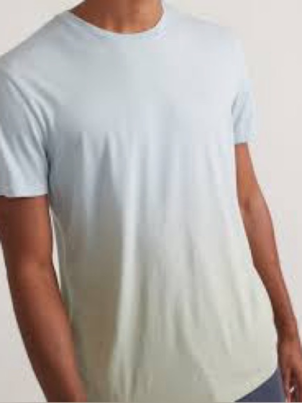 Marine Layer Men's Pale Blue Crew T-Shirt